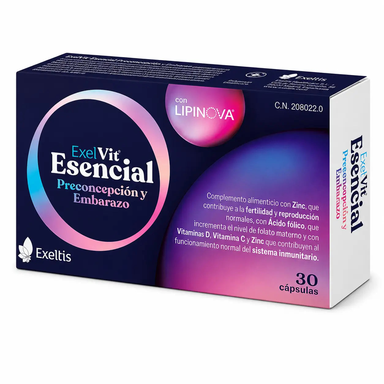 Exelvit Preconception und Schwangerschaft Ätherisches Öl, 30 Kapseln