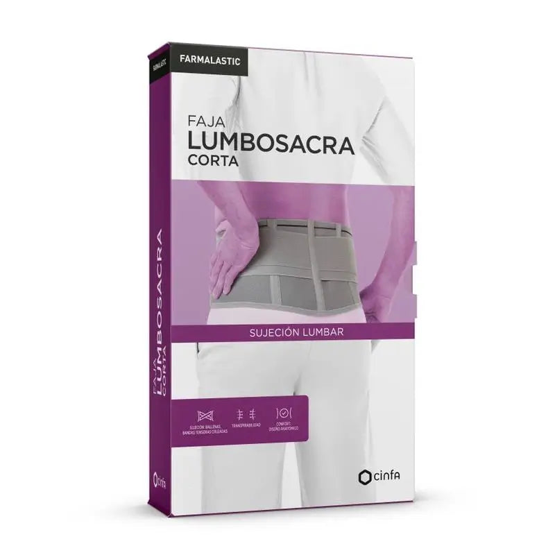 Farmalastic Lumbar Girdle Double Reinforcement, Size 2