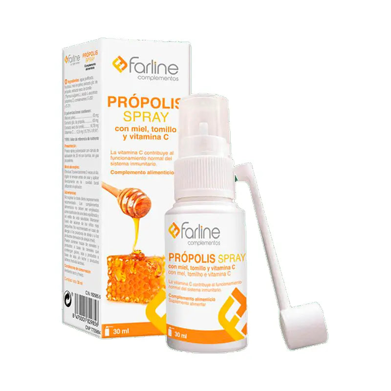 Farline Propolis-Spray mit Honig, Thymian und Vitamin C