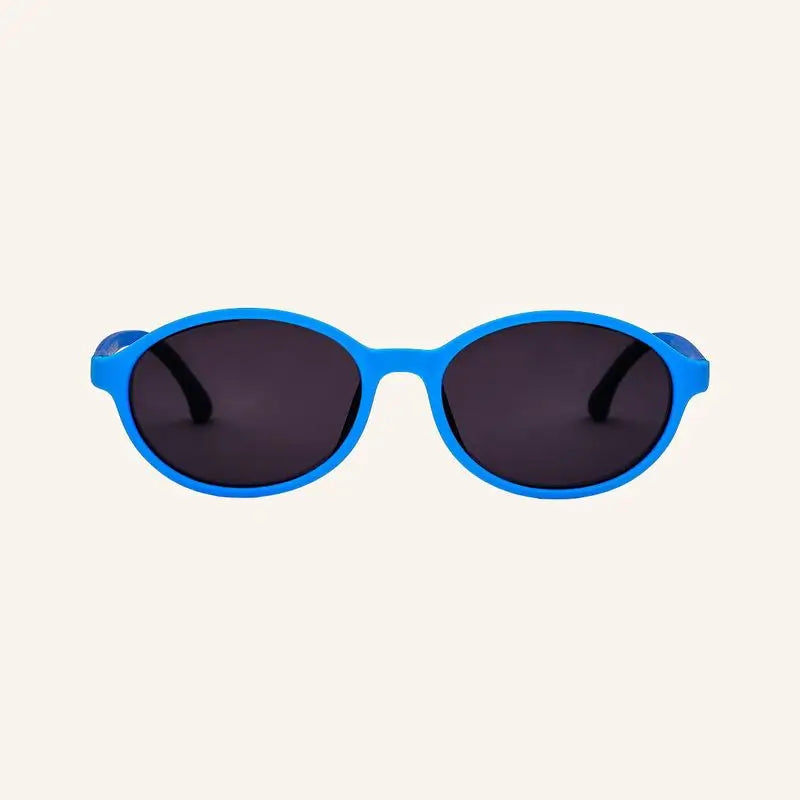 Farmamoda Kinder polarisierte Sonnenbrille Celeste und Marine Oval, 25 gr