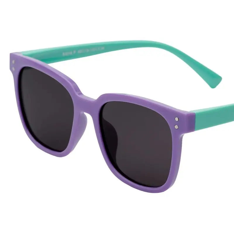 Farmamoda Kinder Sonnenbrille Polarisiert Lila & Grün, 25 gr