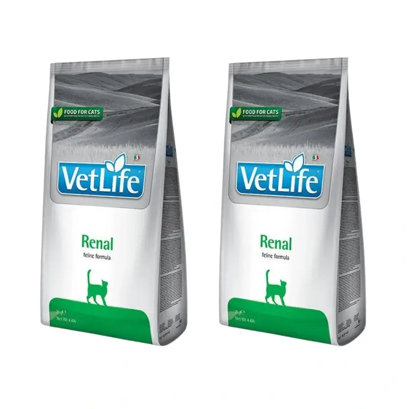 Farmina Vet Life Cat Renal 2Kg, Katzenfutter, 2er-Pack