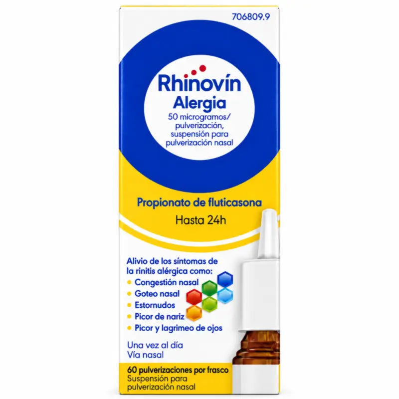 Rhinovín 50 mcg/Sprühstoß Nasensprühgerät 60 Dosen