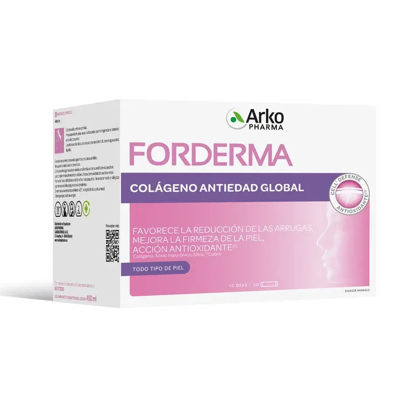 Arkopharma Forderma Global Anti-Ageing, 30 Trinkstäbchen
