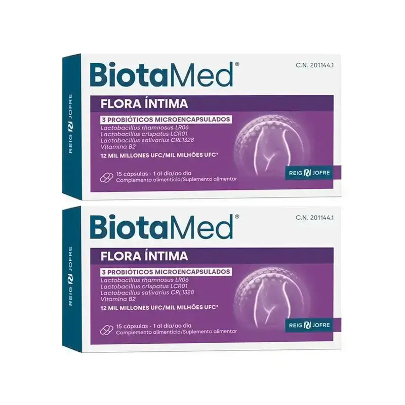 Biotamed Flora Intima, Packung 2 x 15 Kapseln