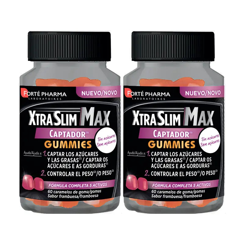 Forté Pharma Duplo Xtraslim Max Captador Gummi, 2 x 60 Einheiten