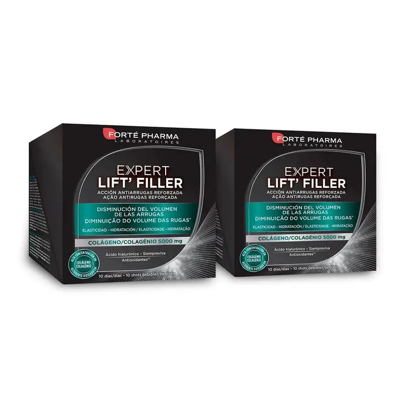 Forté Pharma Expert Lift Filler Volumenverringerung 10 Spritzen Packung mit 2 Einheiten