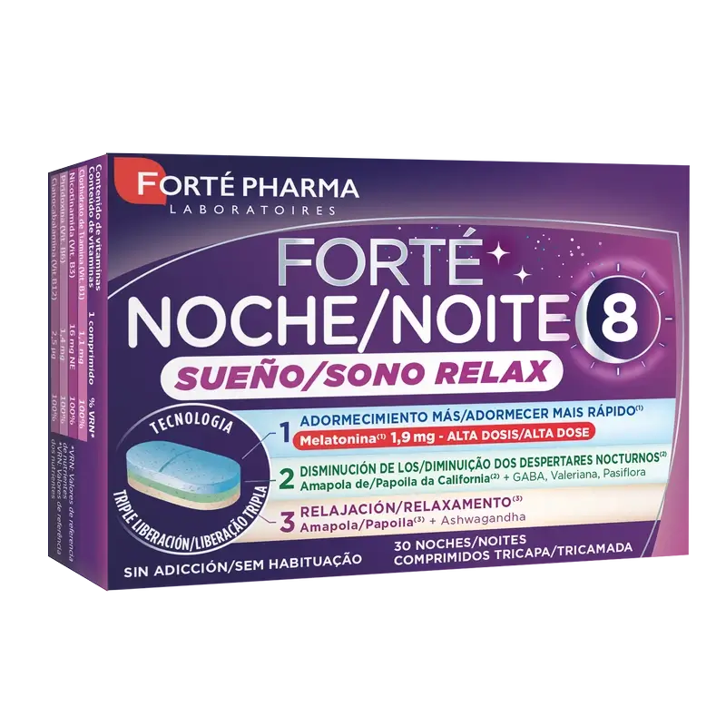 Forté Pharma Forte Night Sleep Relax, 30 Tabletten