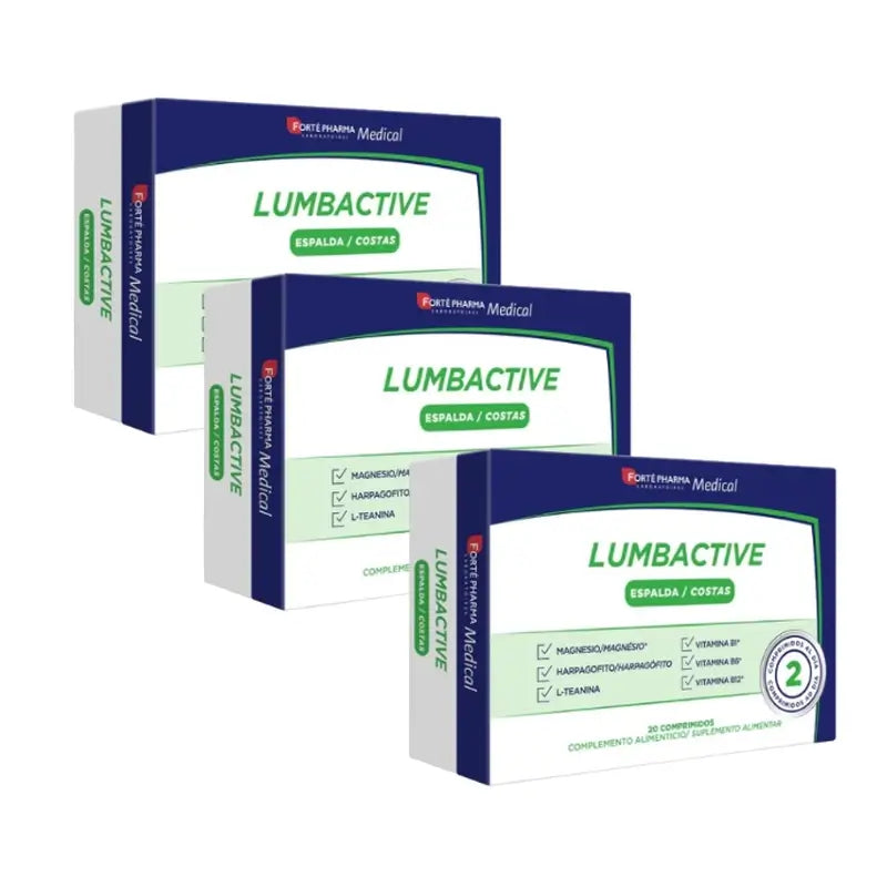 Forté Pharma Triplo Medical Lumbactive Rücken, 3 x 20 Tabletten