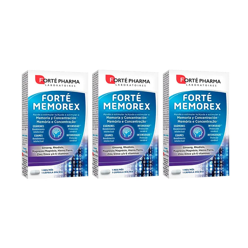 Forté Pharma Triplo Slim Draining Energy Memorex, 3 x 30 Tabletten
