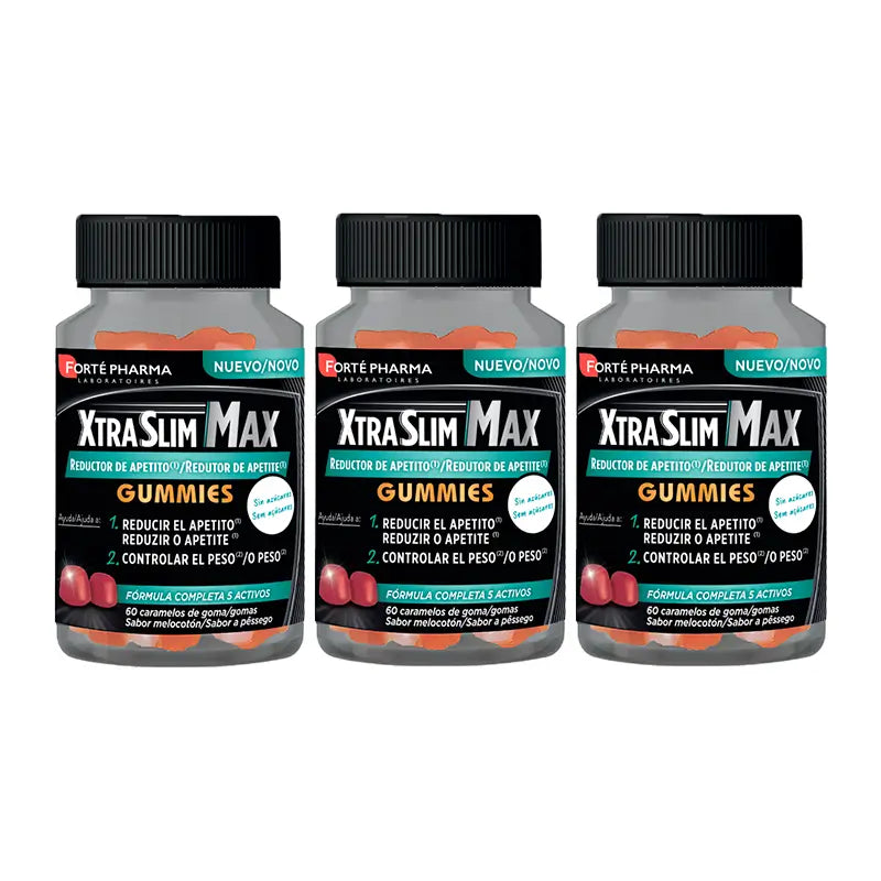 Forté Pharma Triplo Xtraslim Max Reducer Gummi 3 x 60 Bonbons