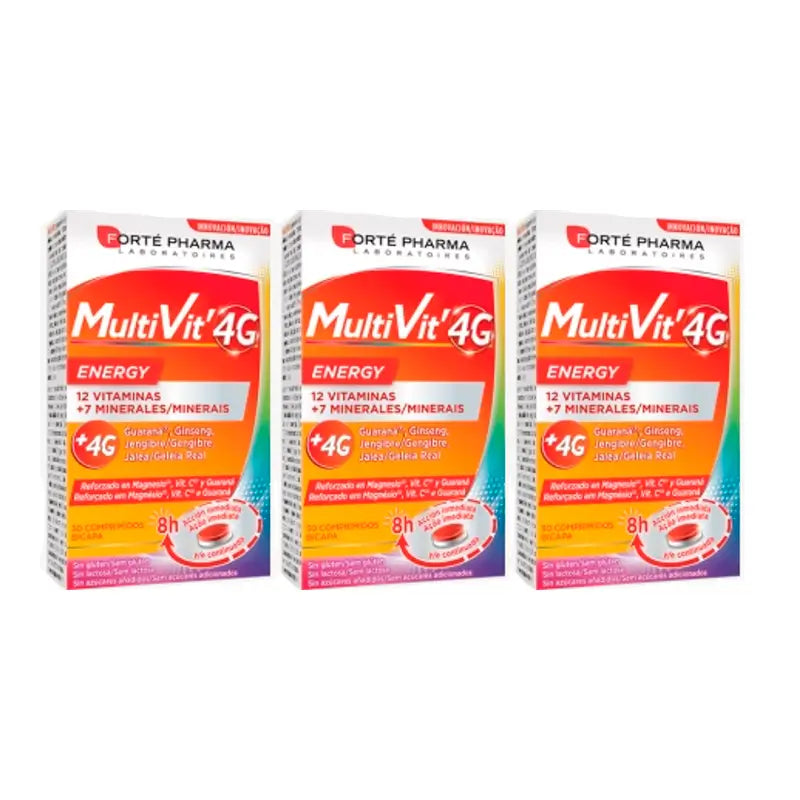 Forté Pharma Triplo Multivit 4 g Energie