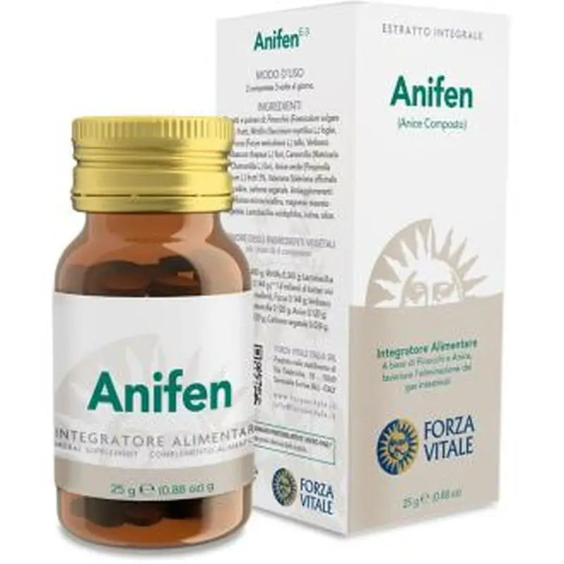 Forza Vitale Anifen (Anice Composto) Gases 25Gr.Comprimidos