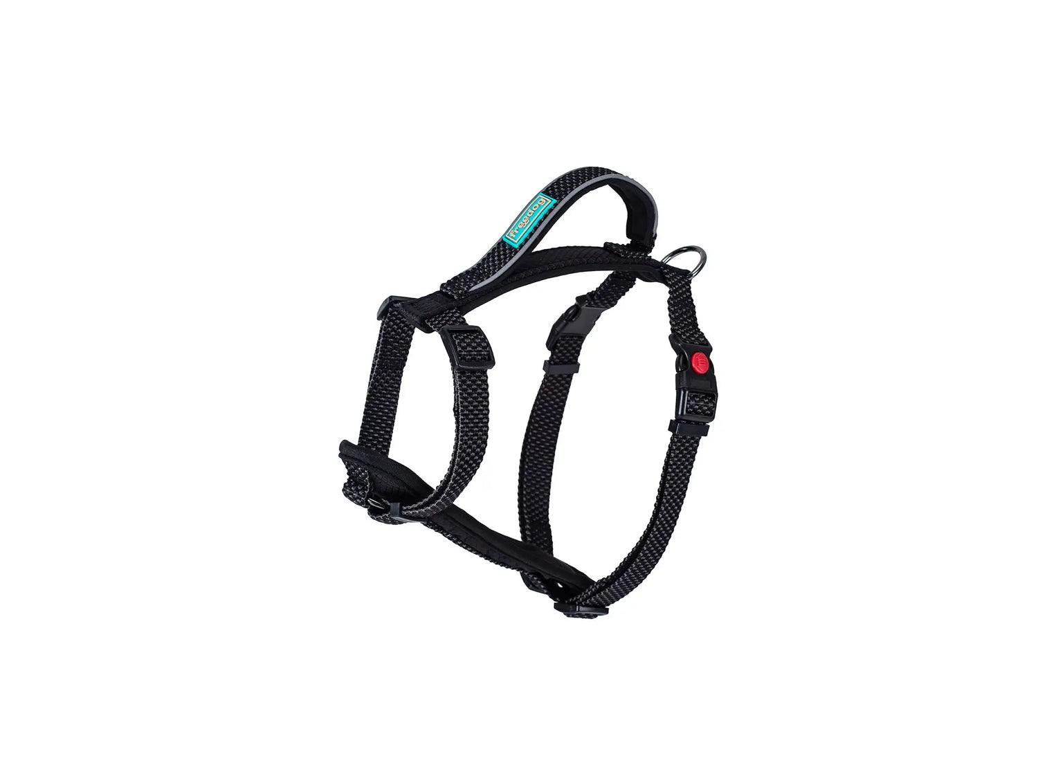 Freedog Extreme-Geschirr, schwarz, 15 mm, 40/56 cm
