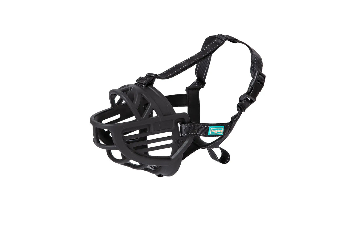Freedog Maulkorb Ergo Plus Schwarz L, 31 cm