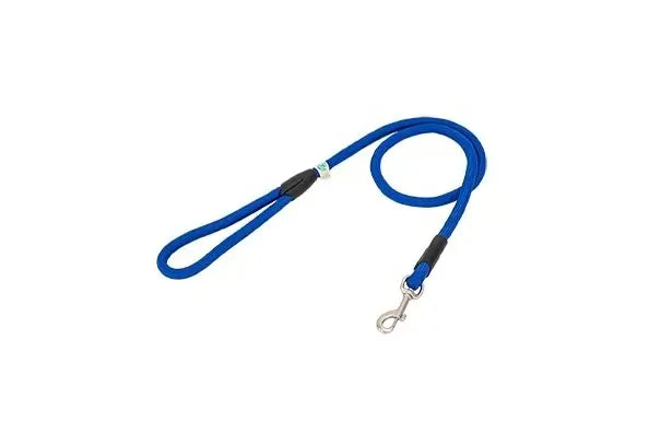 Freedog Nylon-Leine, rund, blau, 13 mm, 120 cm
