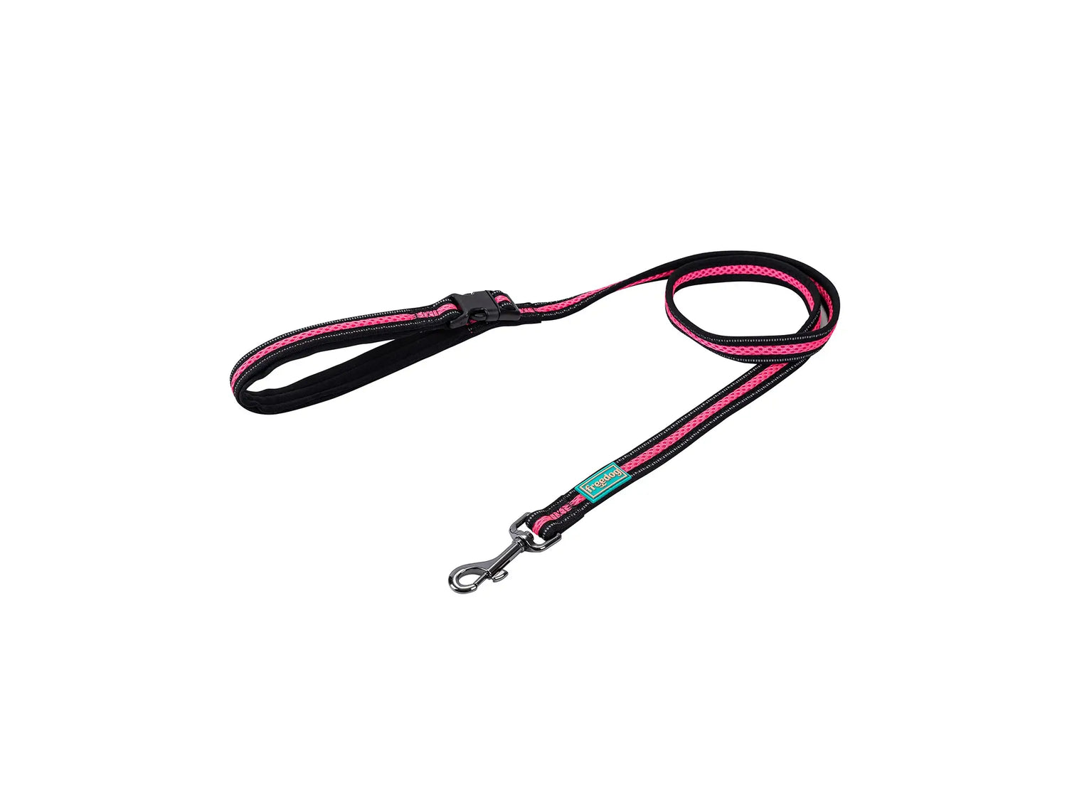 Freedog Soft Sport-Leine, rosa, 25 mm, 120 cm