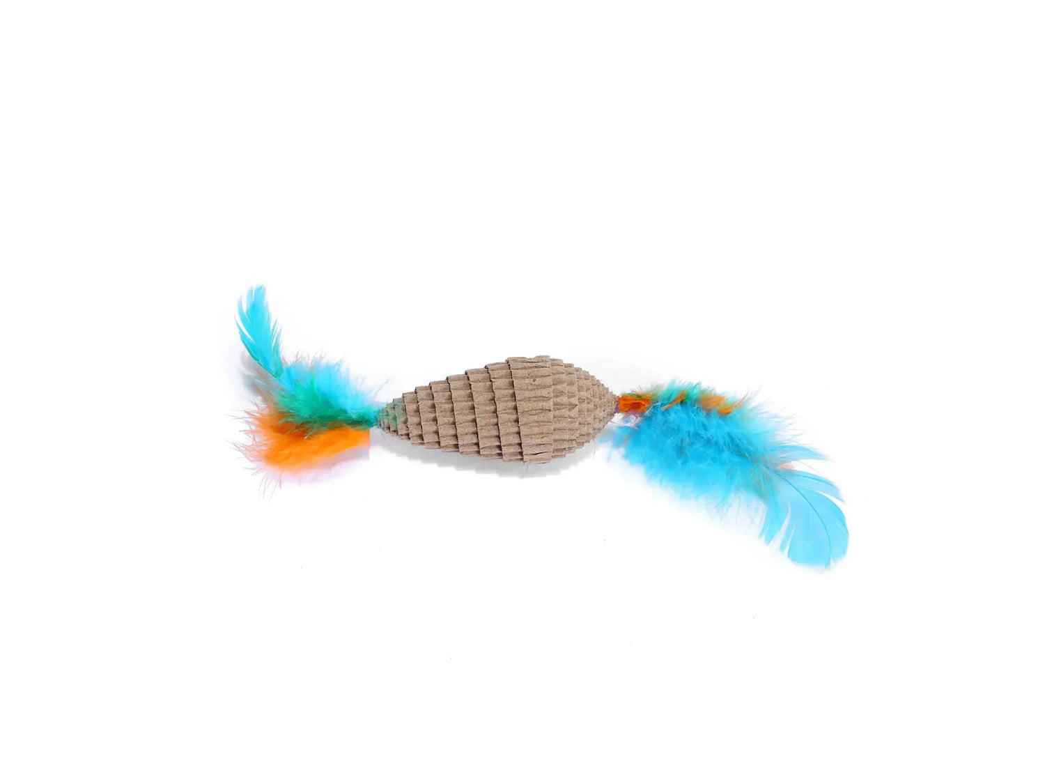 Freedog Kraft-Kratzblock „Ananas“ mit Feder, 15 x 3,5 cm