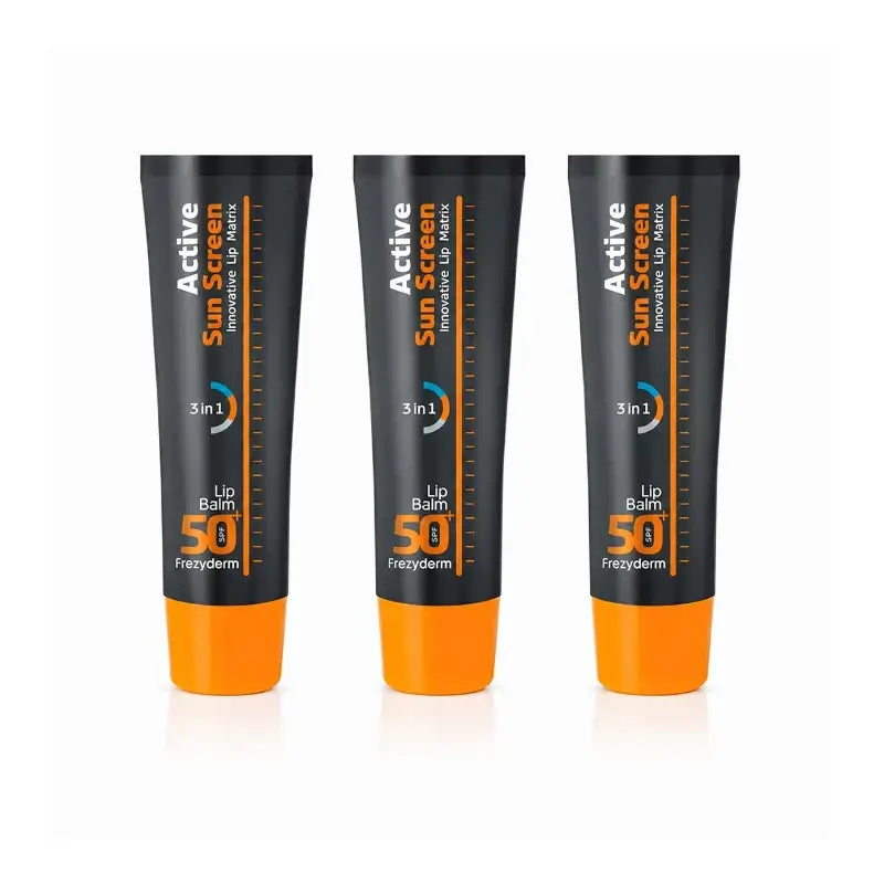 Frezyderm Aktiver Sonnenschutz Lippenbalsam Spf 50+ Frezyderm Pack 3 x 15 Ml