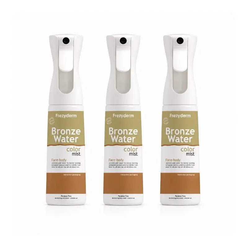 Frezyderm Bronze Wasser Farbe Nebel Frezyderm Pack 3 x 300 ml