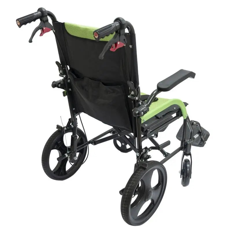Garcia 1880 Aluminium Transportrollstuhl Aluminium Transportrollstuhl Klappbare Arme