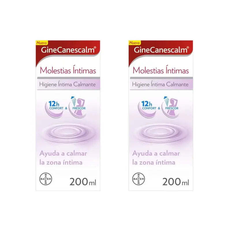 Ginescanes GineCanescalm Intime Beschwerden Gel, 2X200 Ml