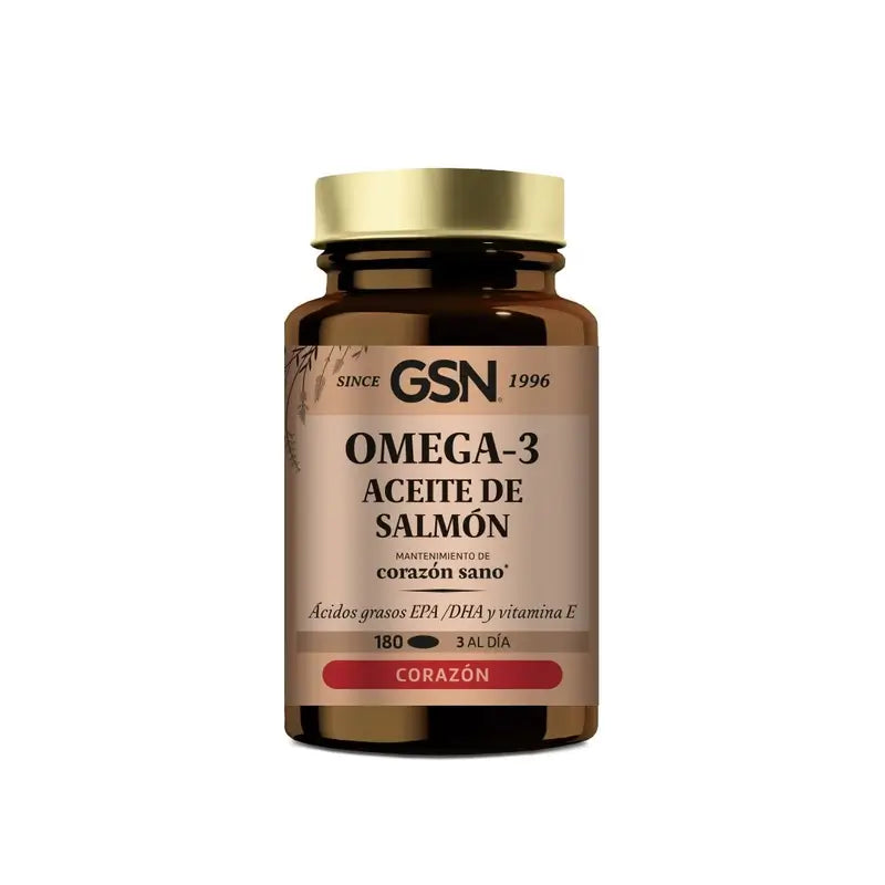 Gsn Lachs+Omega 3+Vit.E 180Perlen 500 Mg.
