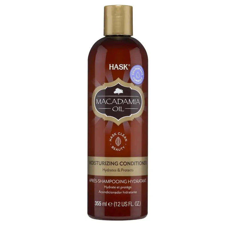Hask Macadamia-Öl-Feuchtigkeitsspülung , 355 ml