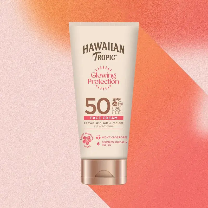 Hawaiian Tropic Glühender Schutz Gesicht Spf50 50 Ml