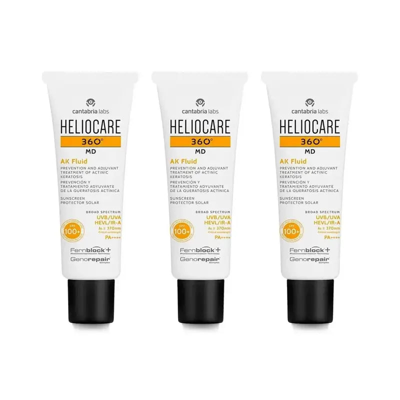 Heliocare 360º Md Ak Flüssigkeit, 3X50 Ml