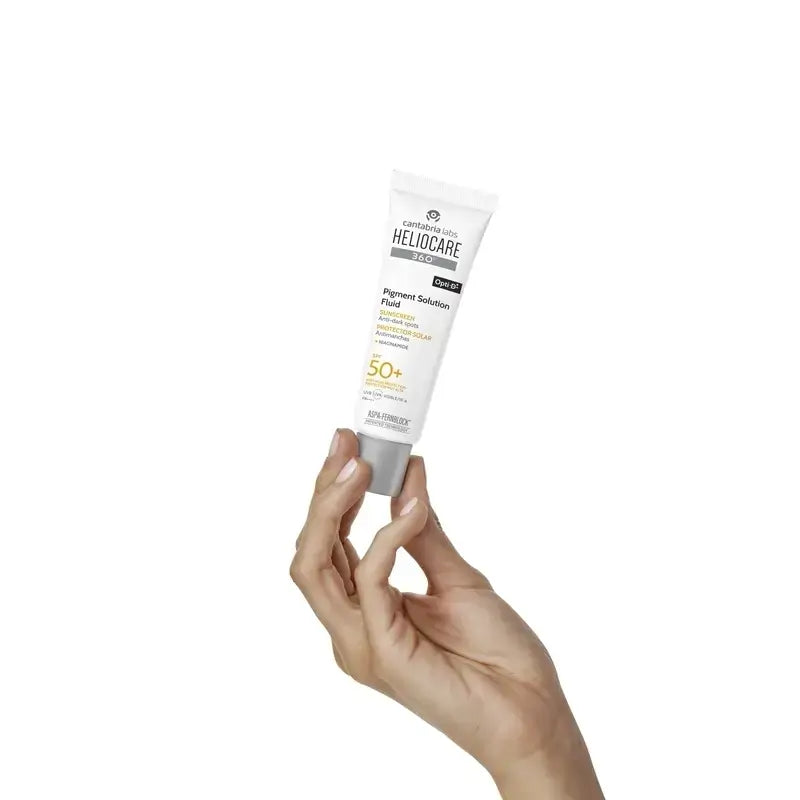 Heliocare 360° Pigment Solution Sonnenschutz für Körper und Gesicht LSF 50+, 2 x 50 ml