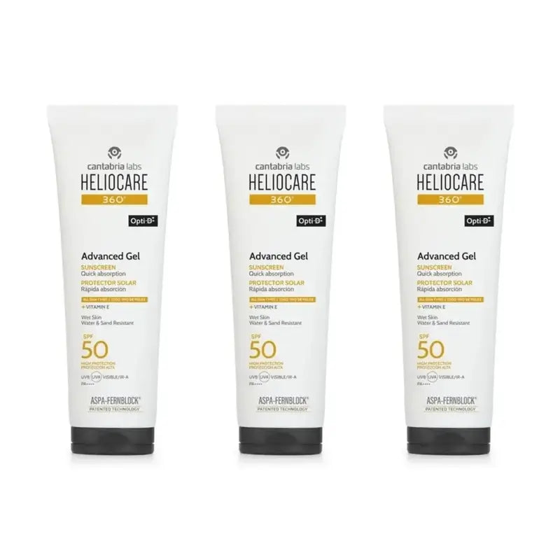 Heliocare Advanced Gel Spf 50, 3X250 Ml