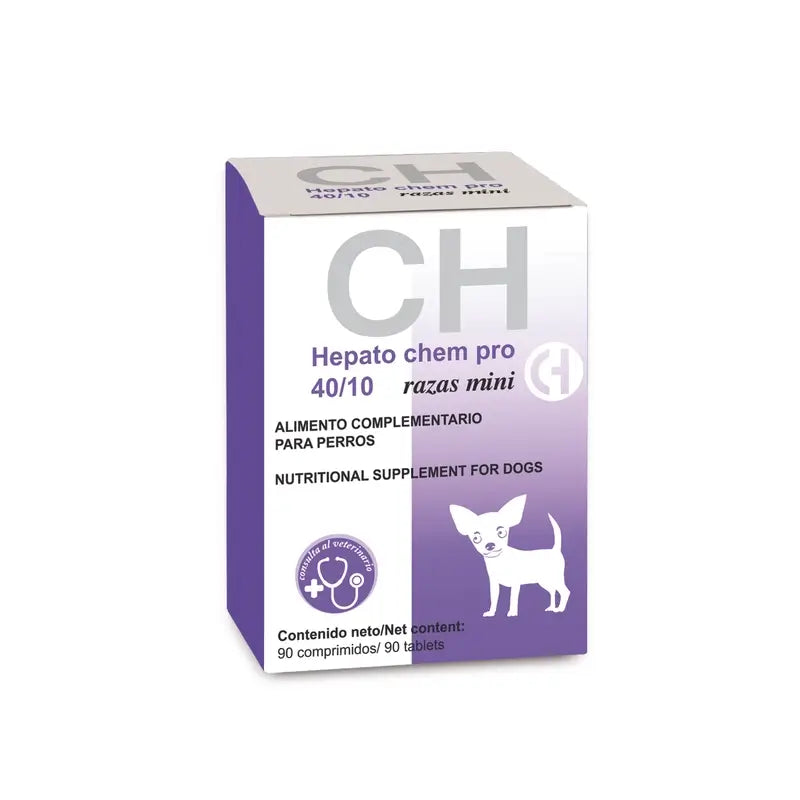 Chemical Hepato Chem Pro 40/10 für Mini-Rassen, 90 Tabletten