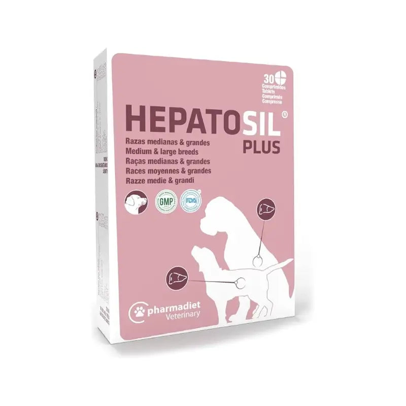 Hepatosil Plus Mittelgroße Rasse, 30 Tabletten