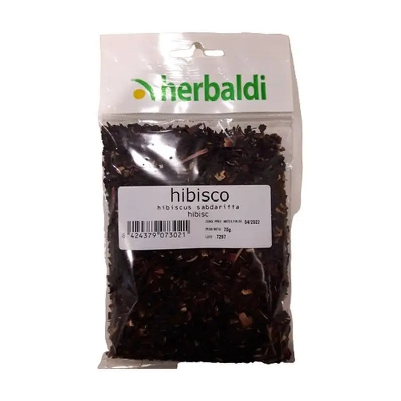 Herbaldi Zerkleinerte Hibiskusblüten 70 gr
