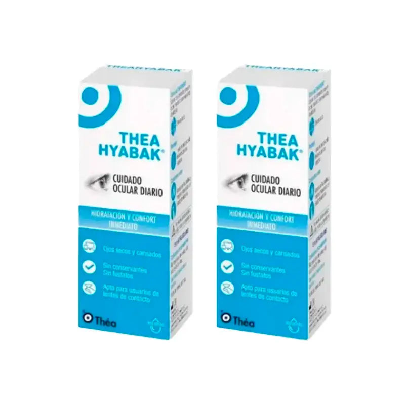 Hyabak Eye Drops Solution, Pack 2 x 10 ml