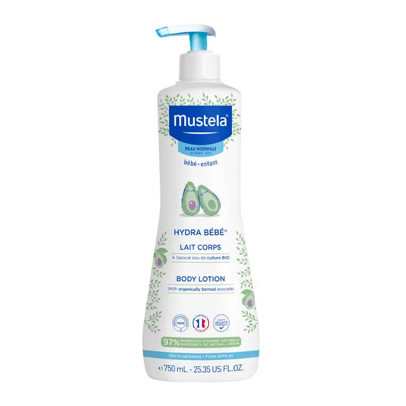 Hydra Baby Body Milk with Organic Avocado, 750 ml