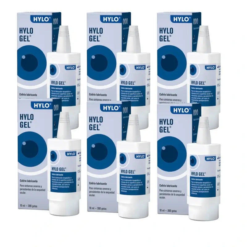 Hylo Gel Augentropfen 10 ml, 6er-Pack