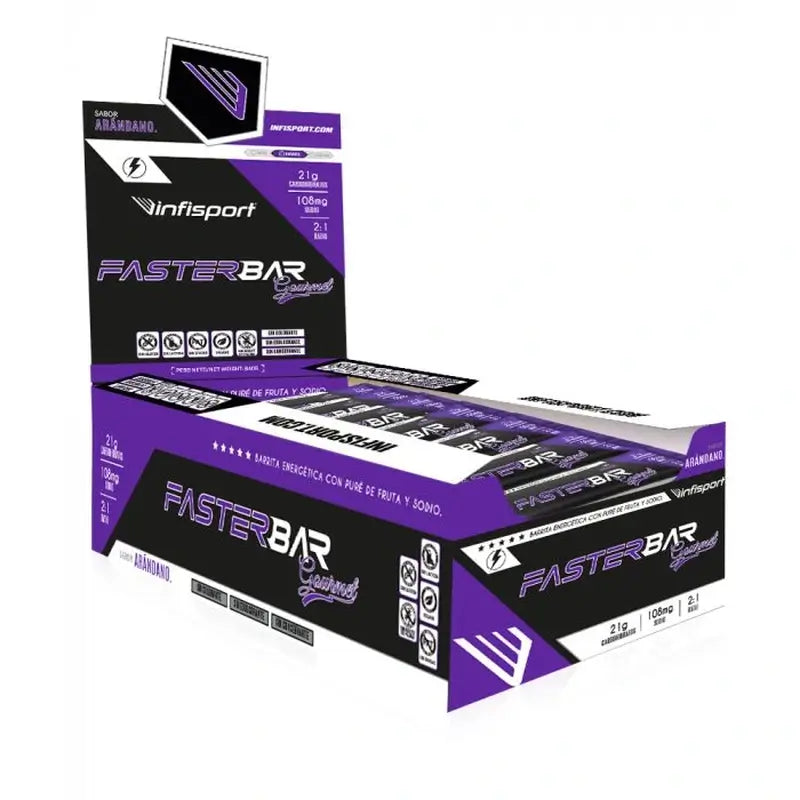 Infisport Faster Gourmet Blueberry Box , 28 Stück