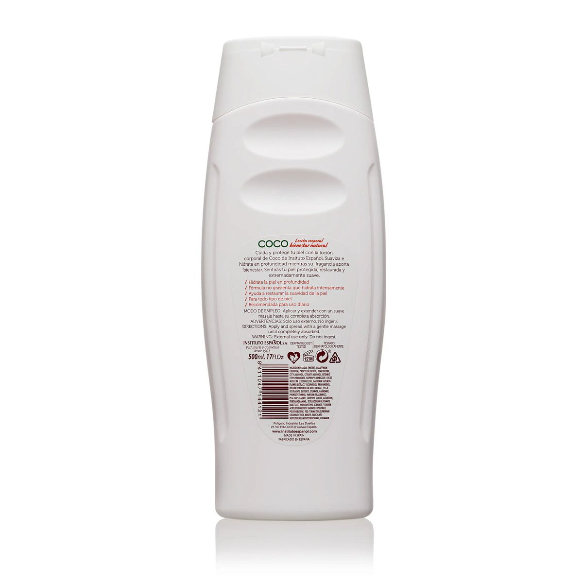 Instituto Español Kokosnuss Lotion - 500 Ml.