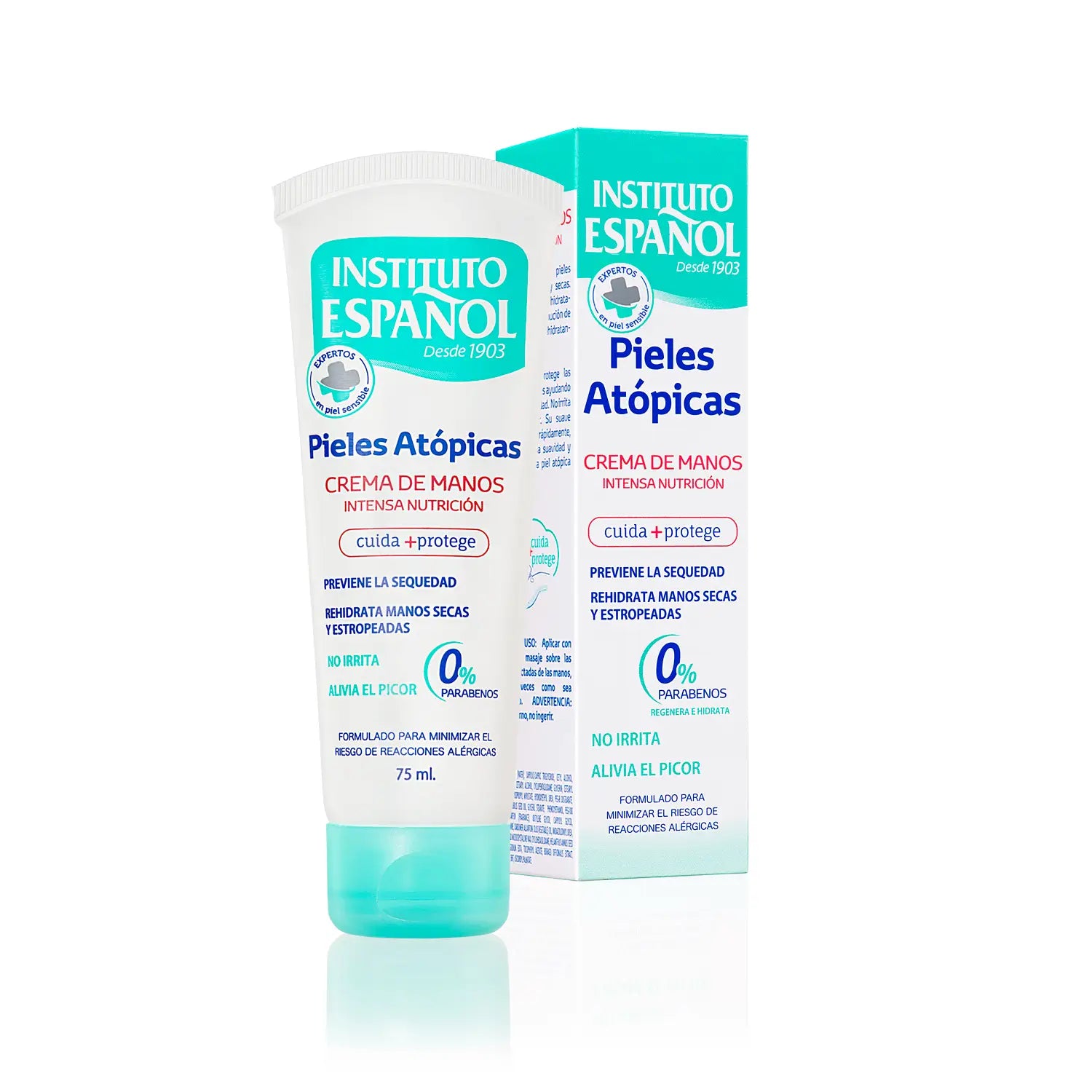 Instituto Español Verpackte Tube Handcreme Atopische Haut 75 Ml