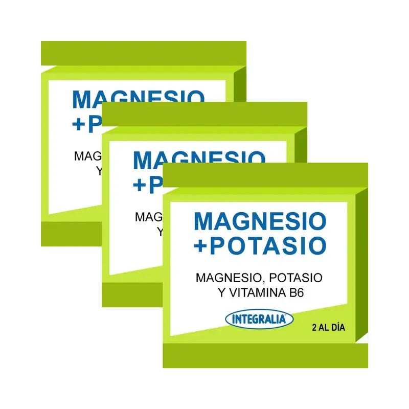 Integralia Magnesium + Kalium + Vitamin B6, 3X60 Kapseln