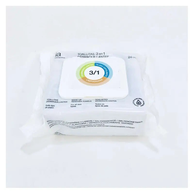 Interapothek Make-up Entferner Tücher 3 in 1, 24 Stück