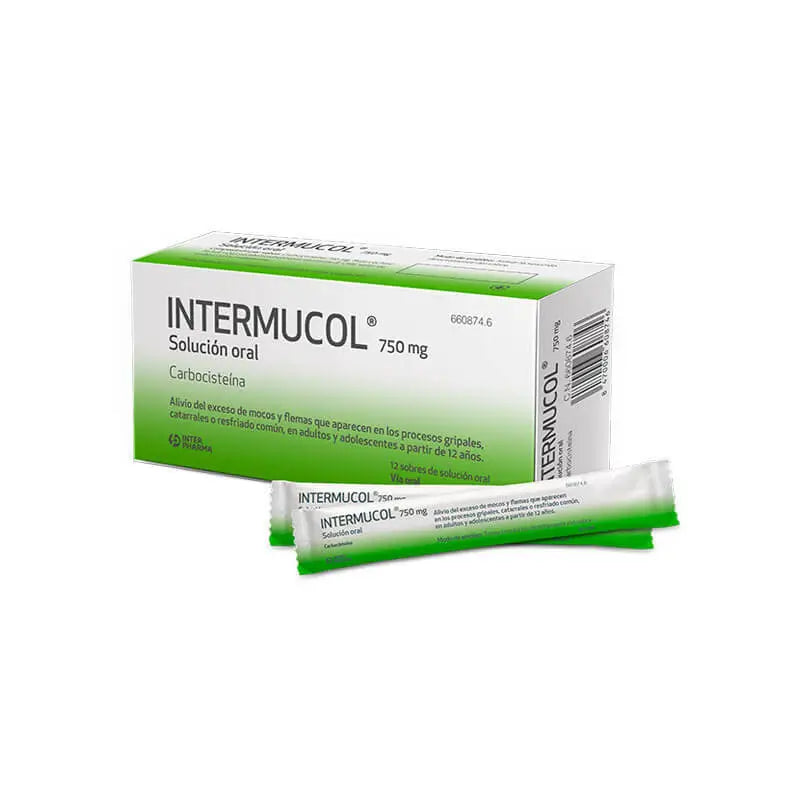 Intermucol 750 mg 12 Portionsbeutel Lösung zum Einnehmen 15 ml