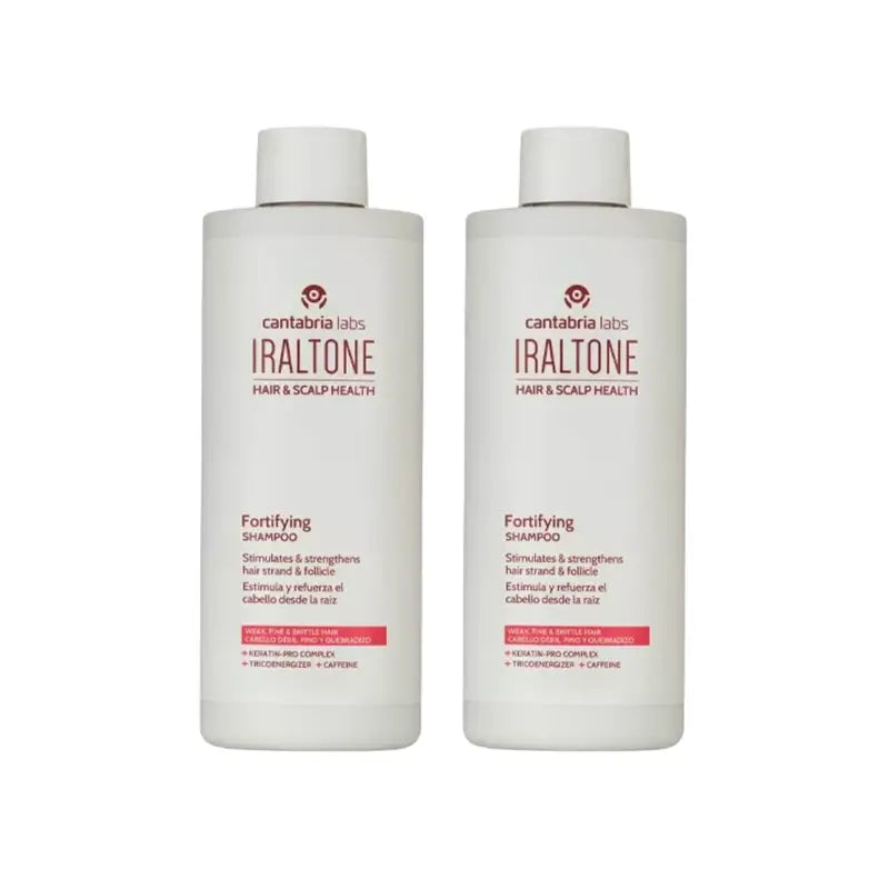 Iraltone Stärkendes Shampoo, Packung 2 x 400 ml