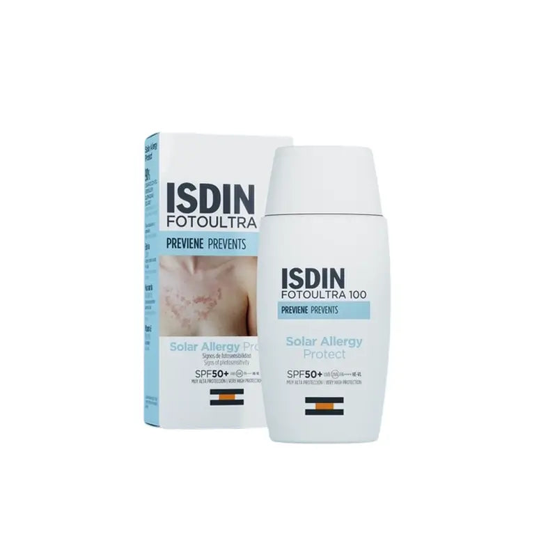 Isdin FotoUltra 100 Sonnenallergie Allergie Fusion Fluid Spf50+, 50 ml
