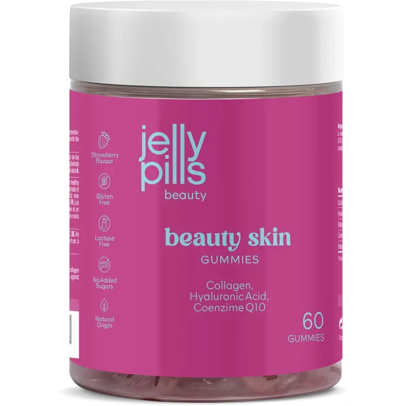 Jelly Pills Beauty Skin Nahrungsergänzungsmittel im Gummibärchen-Format, 60 Gummibärchen