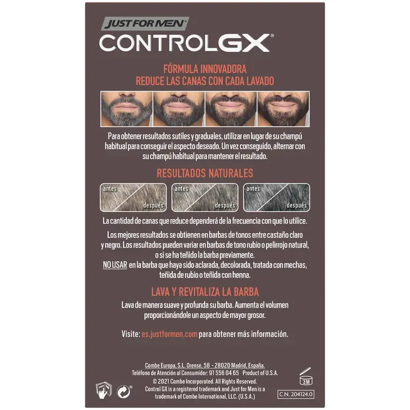 Just For Men Control Gx Bart, 118 ml