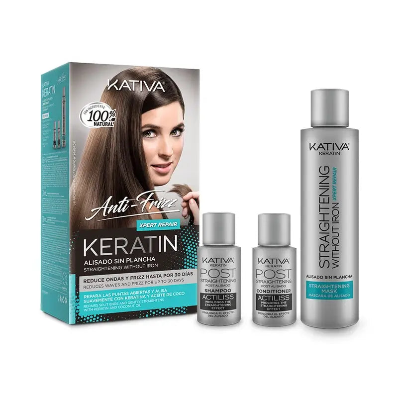 Kativa Keratin Glättung ohne Eisen Xpert Repair , 1 Packung