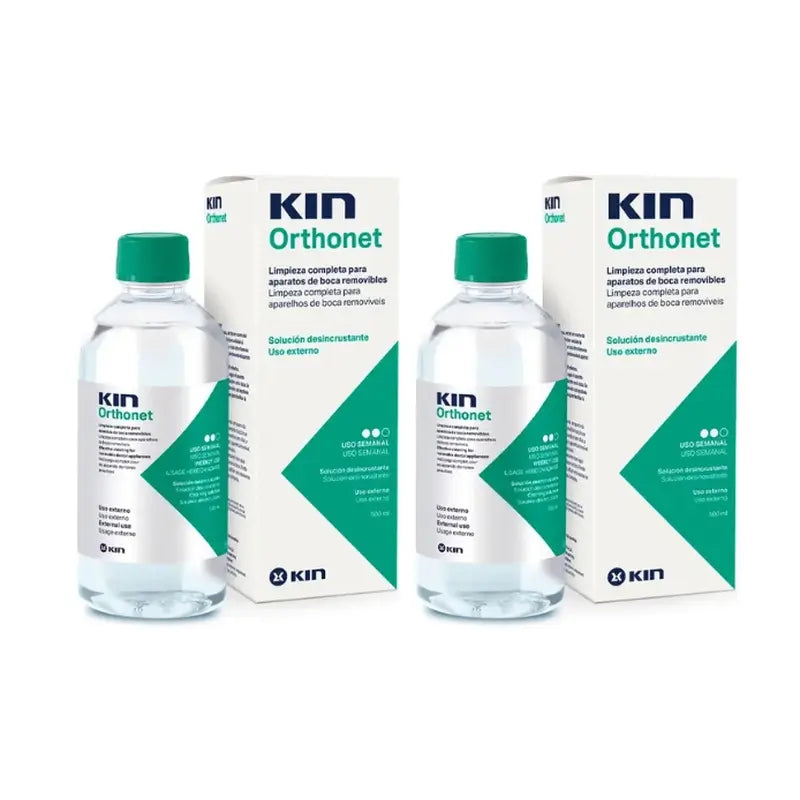 KIN Orthonet Entkalkungslösung Packung 2 x 500 ml